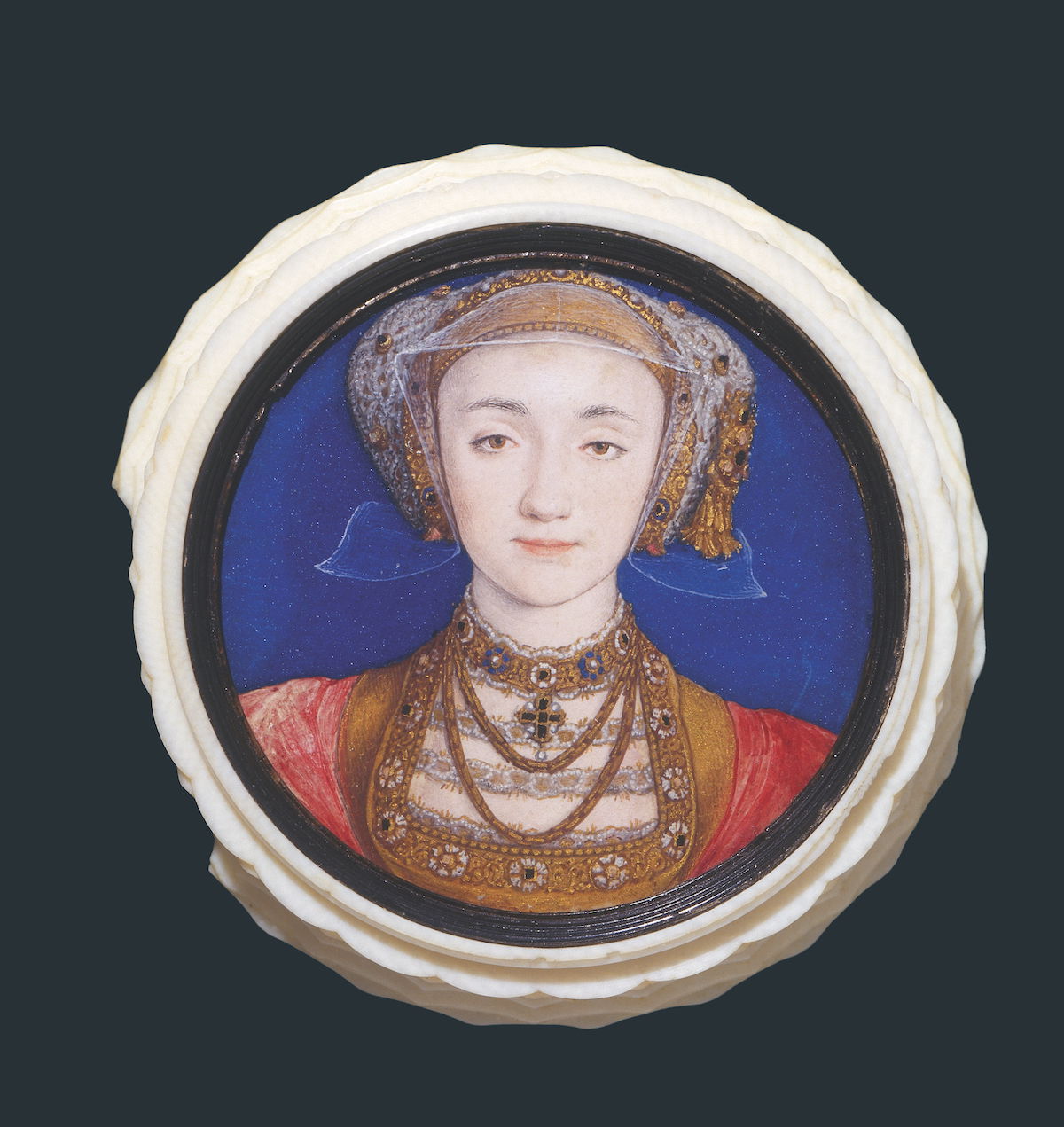 Portrait of Anne of Cleves, by Hans Holbein the Younger, 1539. The Victoria & Albert Museum. Portrait of Anne of Cleves, by Hans Holbein the Younger, 1539. The Victoria & Albert Museum.