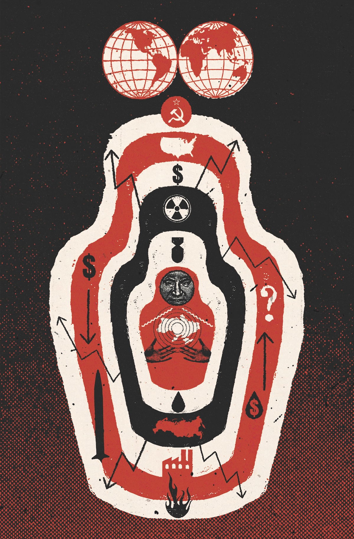 Business with Russia illustration © Ben Jones/Heart Agency. Business with Russia illustration © Ben Jones/Heart Agency.