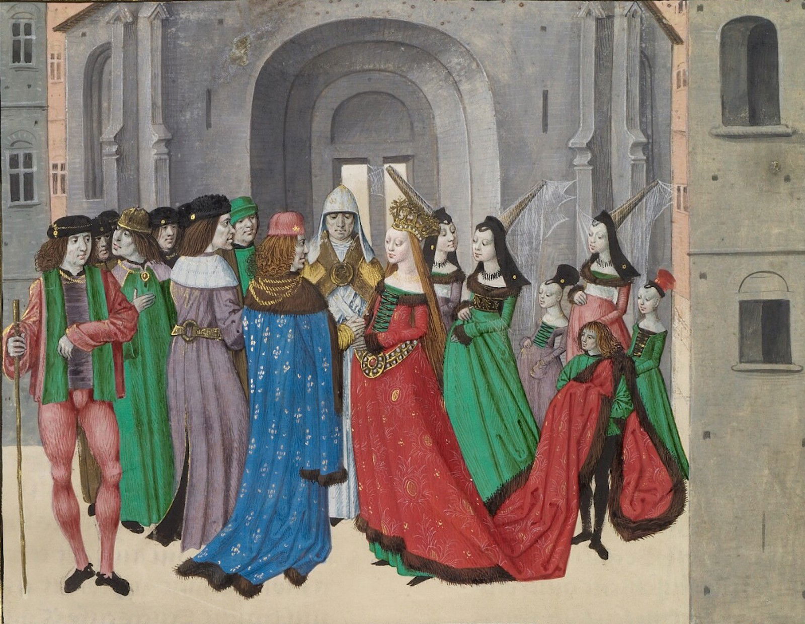 The Marriage of Louis de Blois and Marie de France, c. 1480-83, from the Chroniques. J. Paul Getty Museum. Public Domain. The Marriage of Louis de Blois and Marie de France, c. 1480-83, from the Chroniques. J. Paul Getty Museum. Public Domain.
