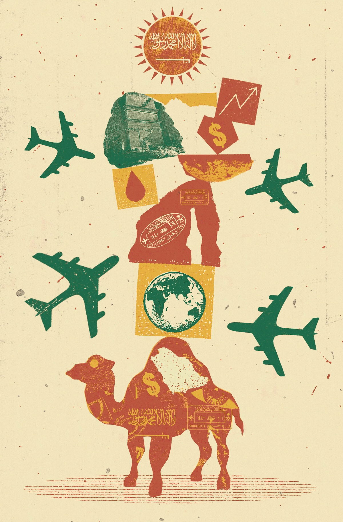 Nabataeans illustration © Ben Jones/Heart Agency. Nabataeans illustration © Ben Jones/Heart Agency.