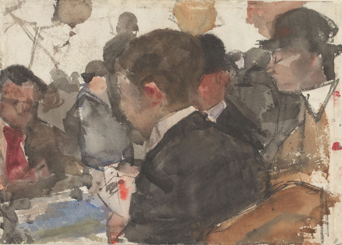 Men playing cards in a cafe, by Isaac Israels, c. 1930s. Rijksmuseum. Public Domain. Men playing cards in a cafe, by Isaac Israels, c. 1930s. Rijksmuseum. Public Domain.